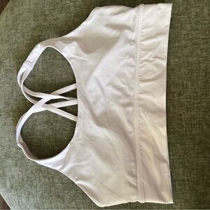 Lululemon Energy Longline Bra in White size 12 NWOT